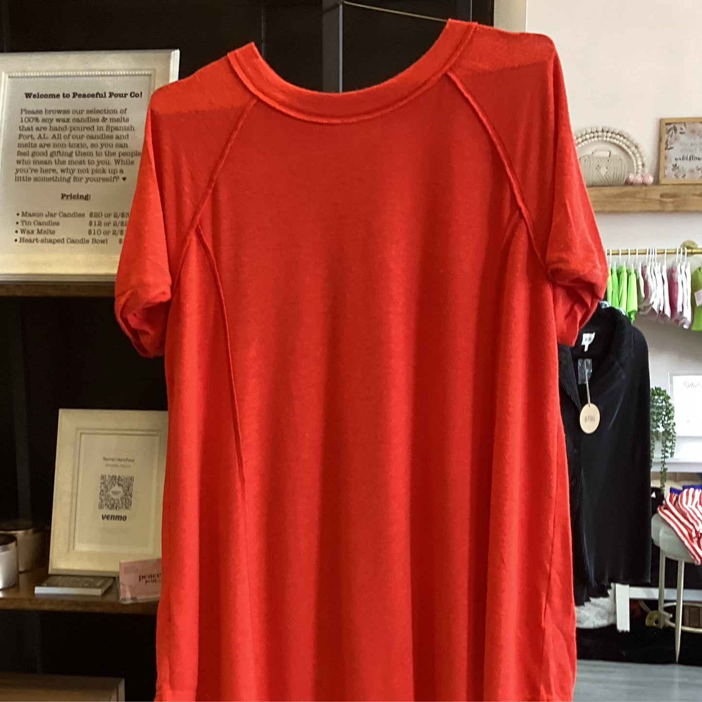 Fantastic fawn red dress