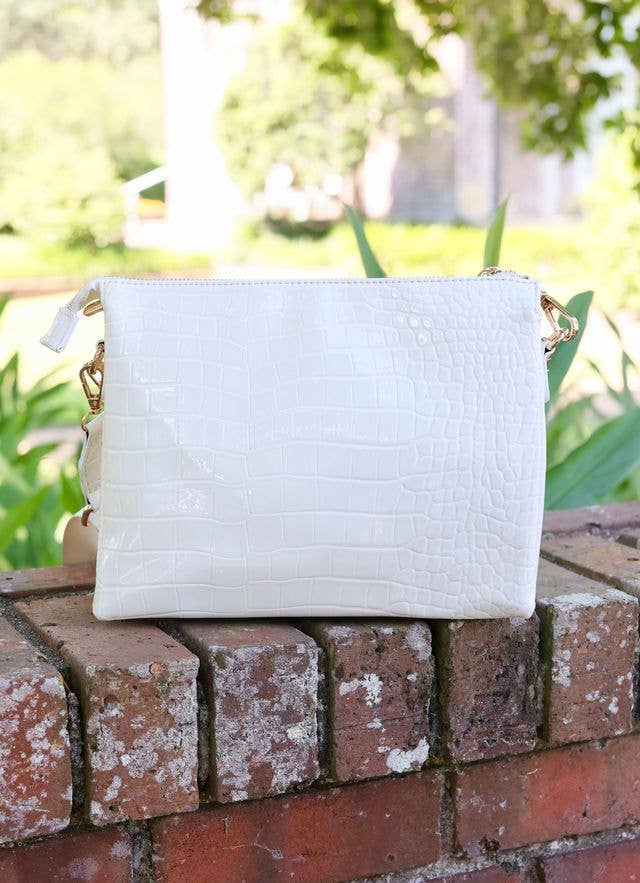 Ariana Crossbody IVORY PATENT