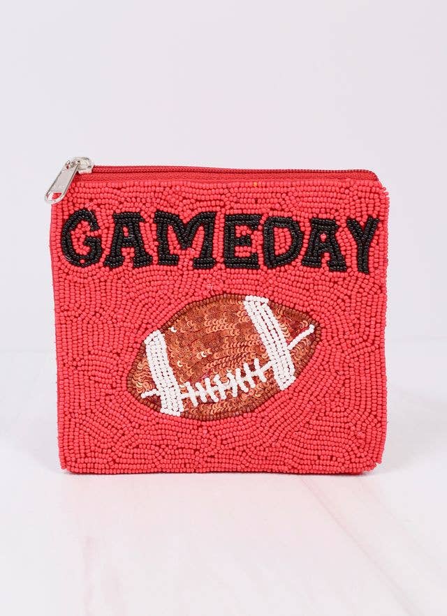 Gameday Football Pouch RED BLACK