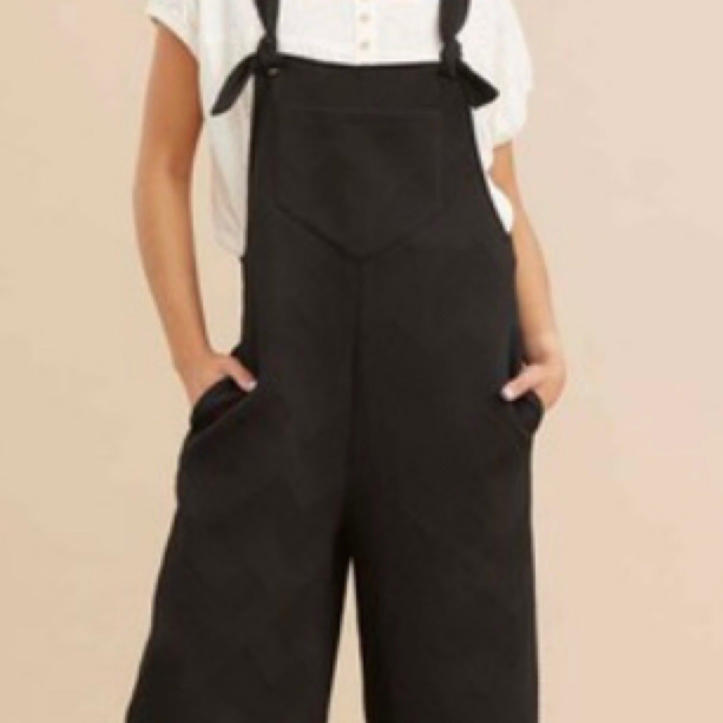 Black overalls