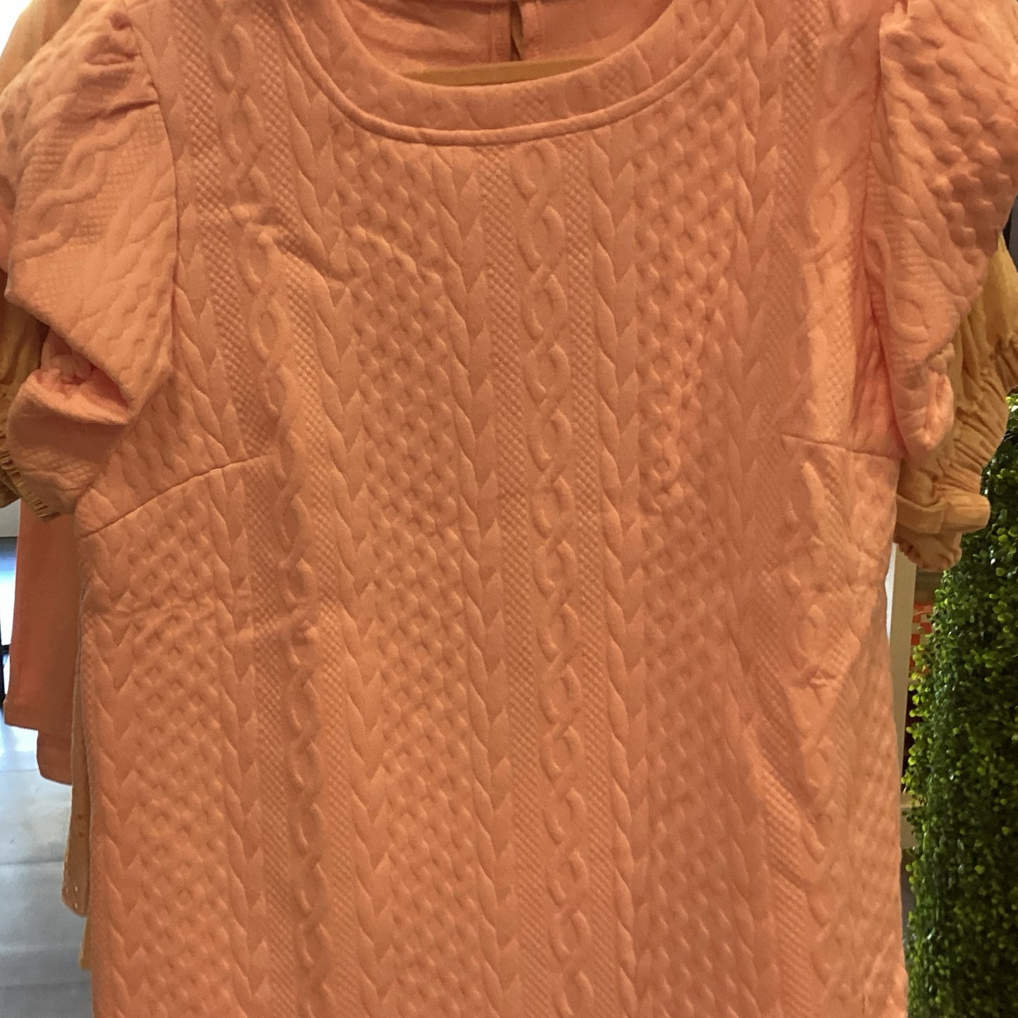 Pink quilted shirt