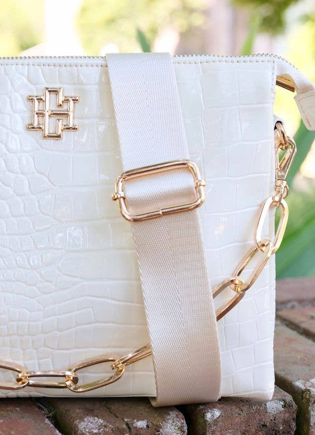 Ariana Crossbody IVORY PATENT