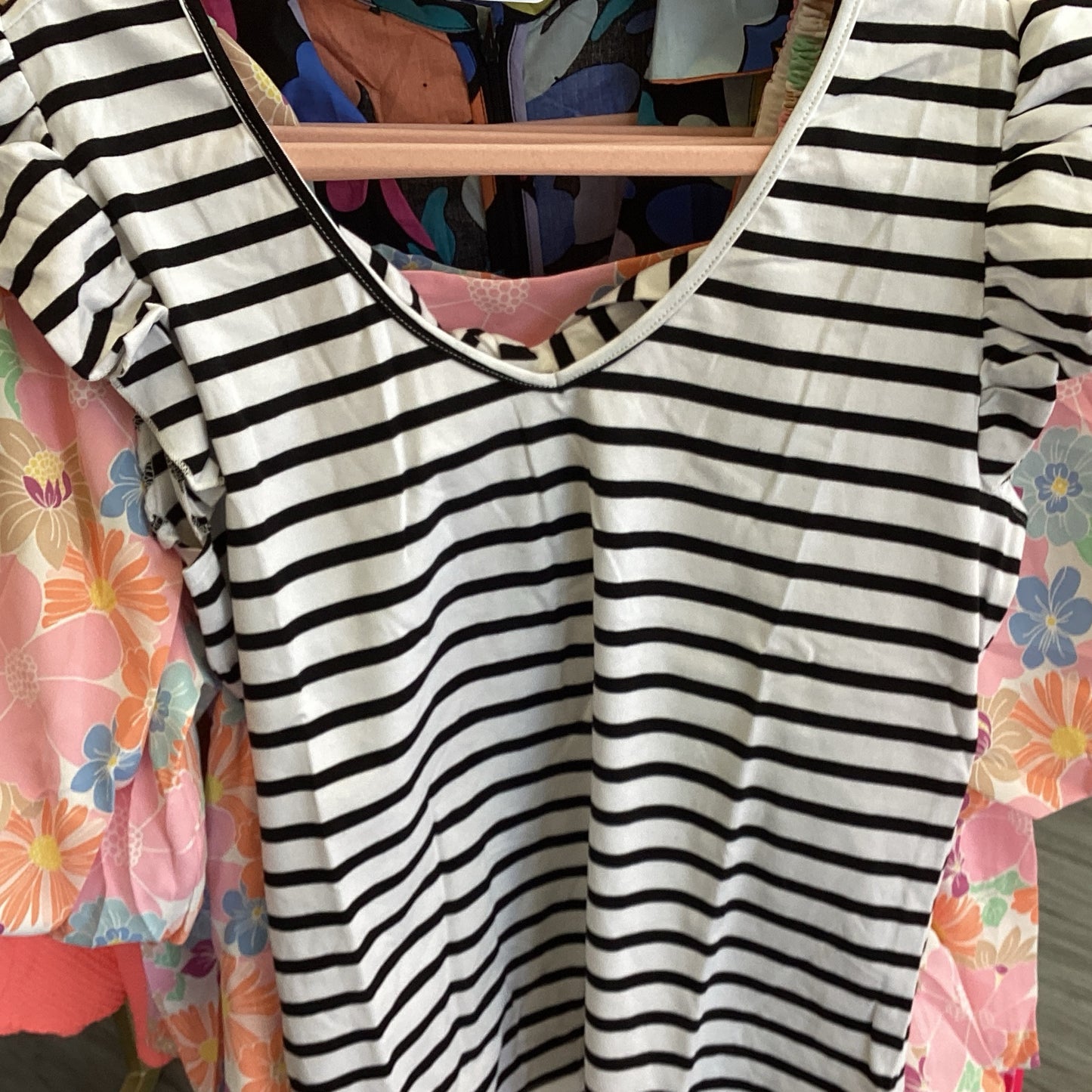 Black and White Stripe Tee