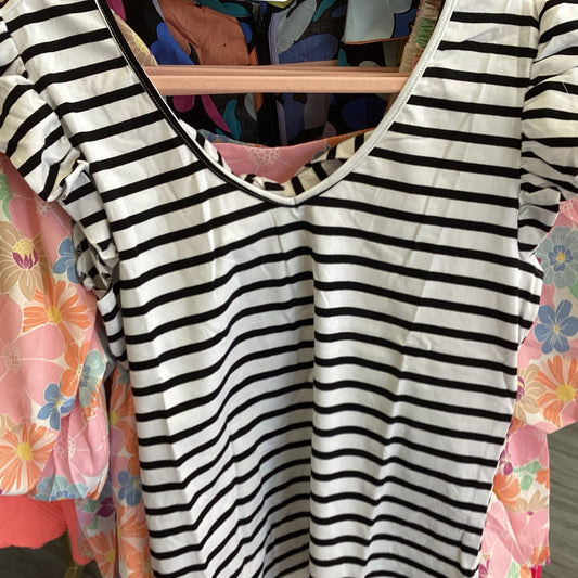Black and White Stripe Tee