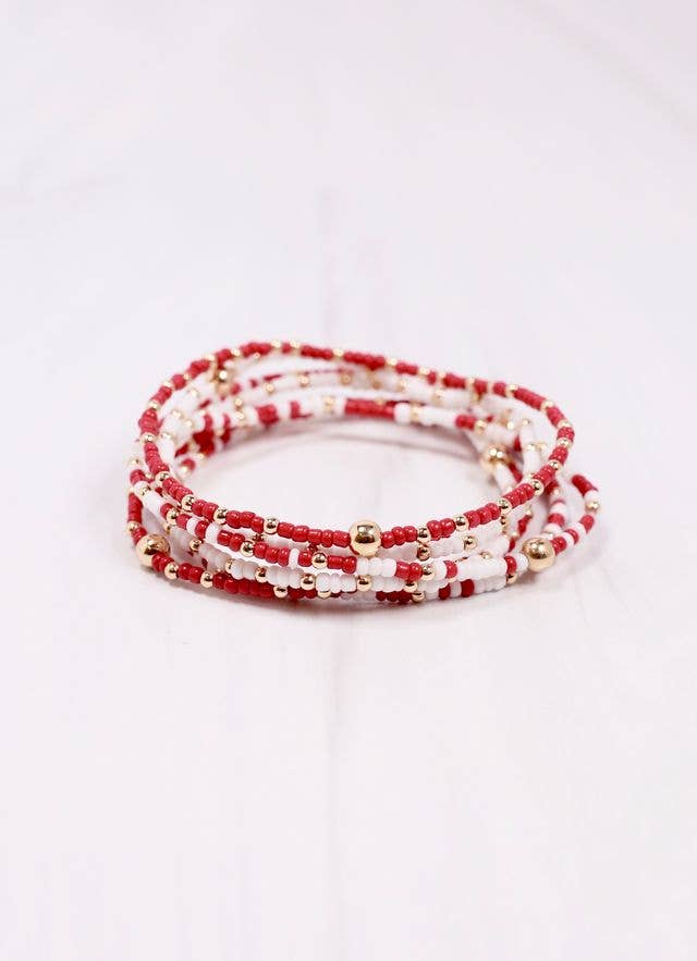 Karnes Bracelet Set CRIMSON